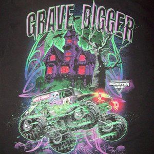 COPY - Grave Digger Race Team 1988 Bad to the Bon…